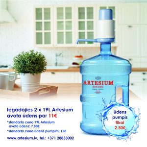 2x19l Ūdens + pumpis