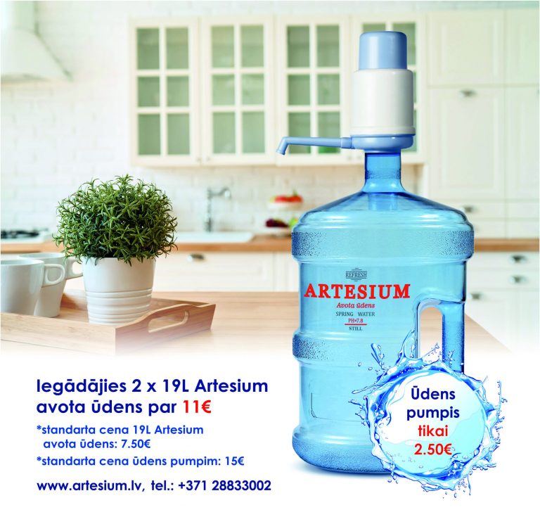 2x19l Ūdens + pumpis