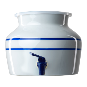 Keramikas kolba mazā ar krānu